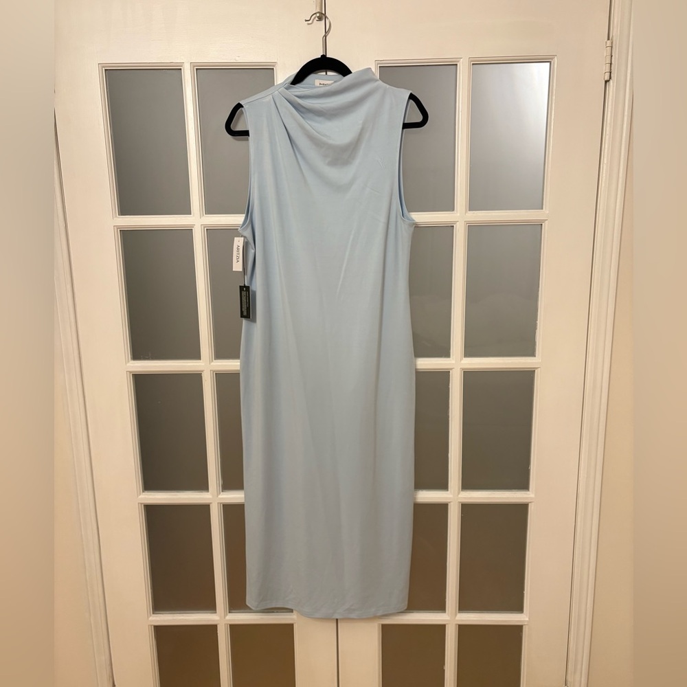 Aritzia Light Blue Midi Dress